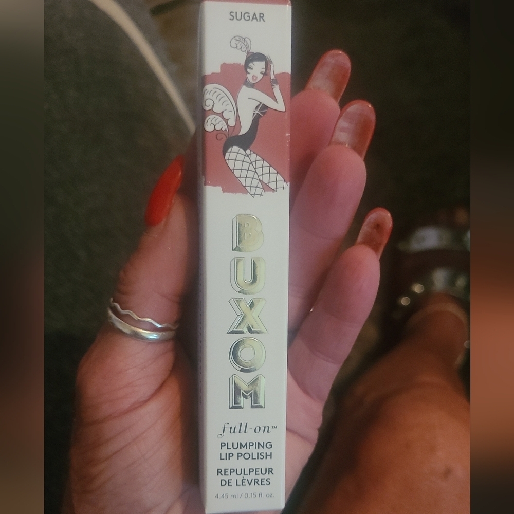 BUXOM FULL-ON PLUMPING LIP POLISH IN SUGAR NEW NEW hp🔥🔥🔥